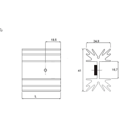 Radiator 4125 TO-220/247